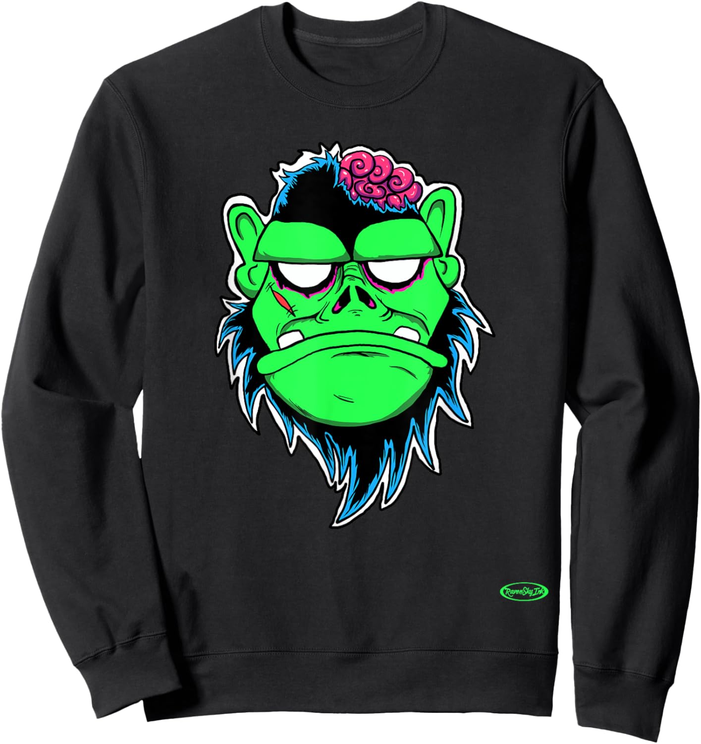 Zombie Monkey Sweatshirt - Sweatshirt | Black