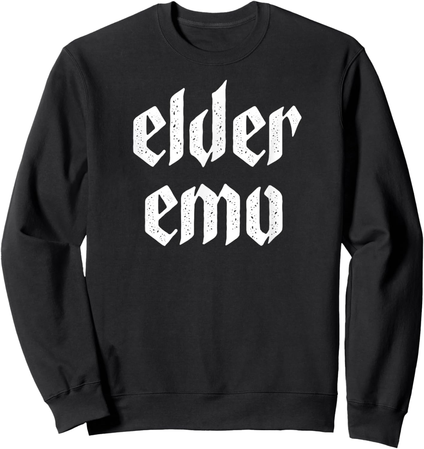 Elder Emo. For Old Fans Of Emo Music. Alternative Scene Sweatshirt - Sweatshirt | Black