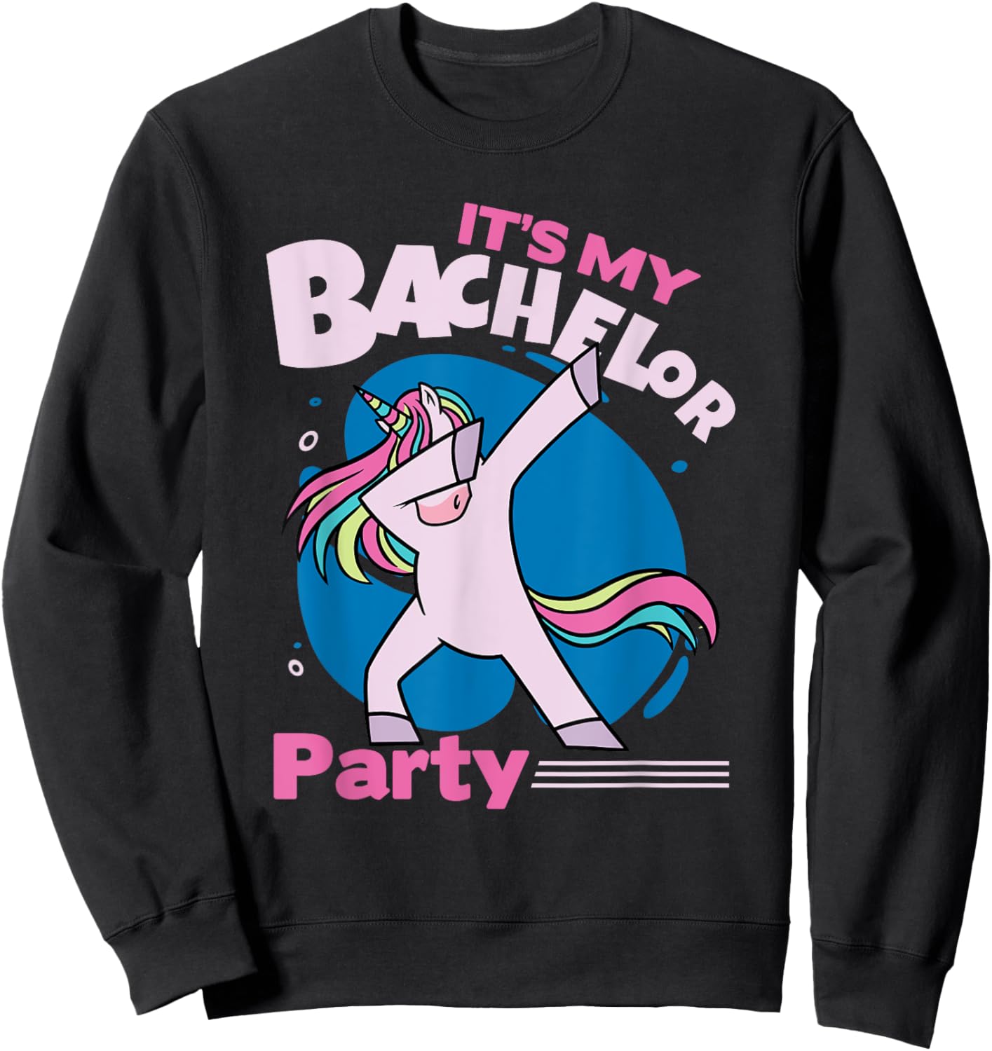 It's My Bachelor Party Naughty Funny Groom Sweatshirt - Sweatshirt | Black