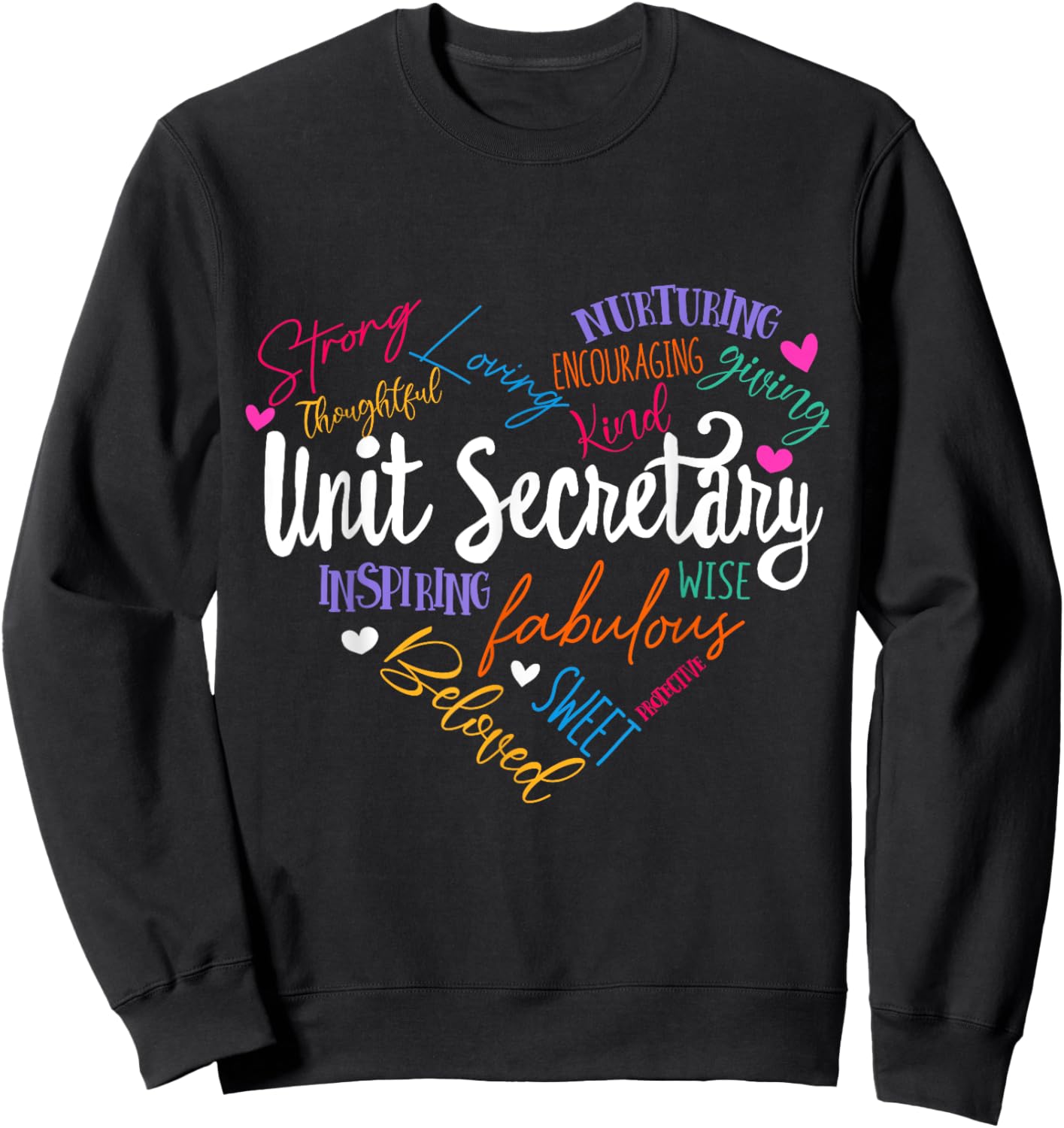 Unit Secretary Appreciation Week healthcare workers Women Sweatshirt - Sweatshirt | Black
