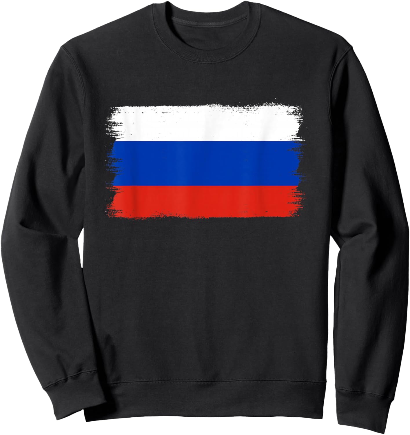 Russian Flag Russia Sweatshirt - Sweatshirt | Black