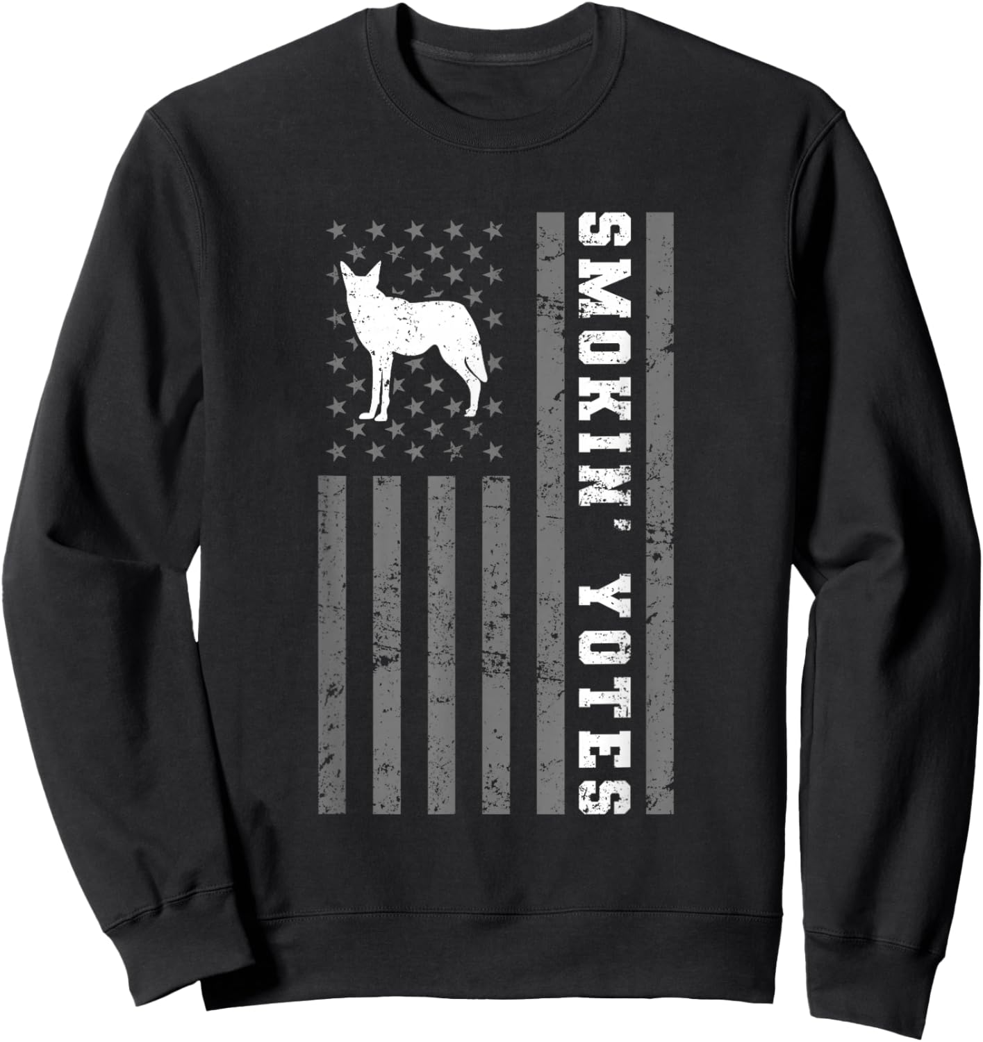 Coyote Hunting - Smokin Yotes Sweatshirt - Sweatshirt | Black