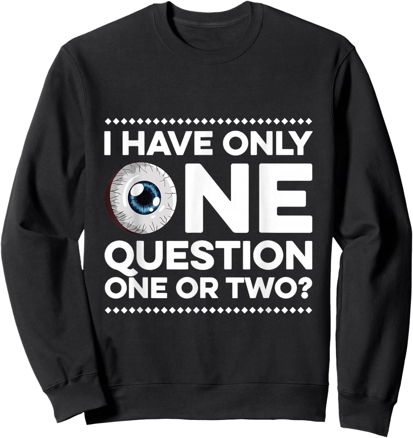 Optometry Design for an Ophthalmologist Sweatshirt - Sweatshirt | Black