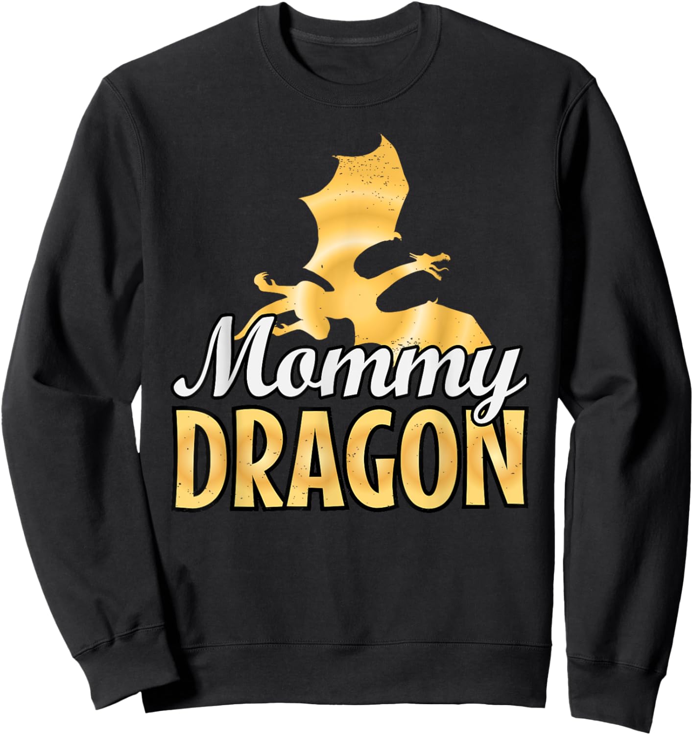 Mommy Dragon Lover Mother's Day Sweatshirt - Sweatshirt | Black