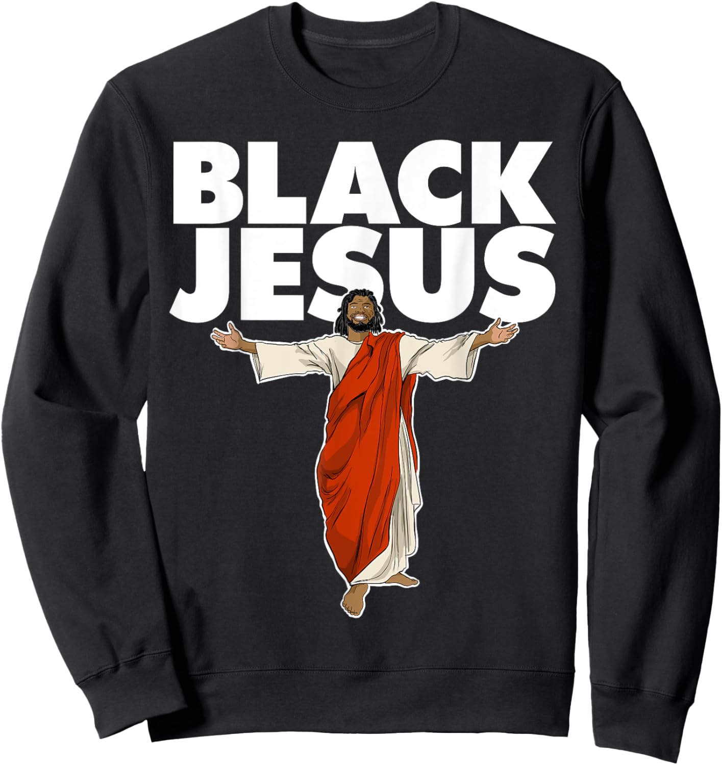 Black Jesus Sweatshirt - Sweatshirt | Black
