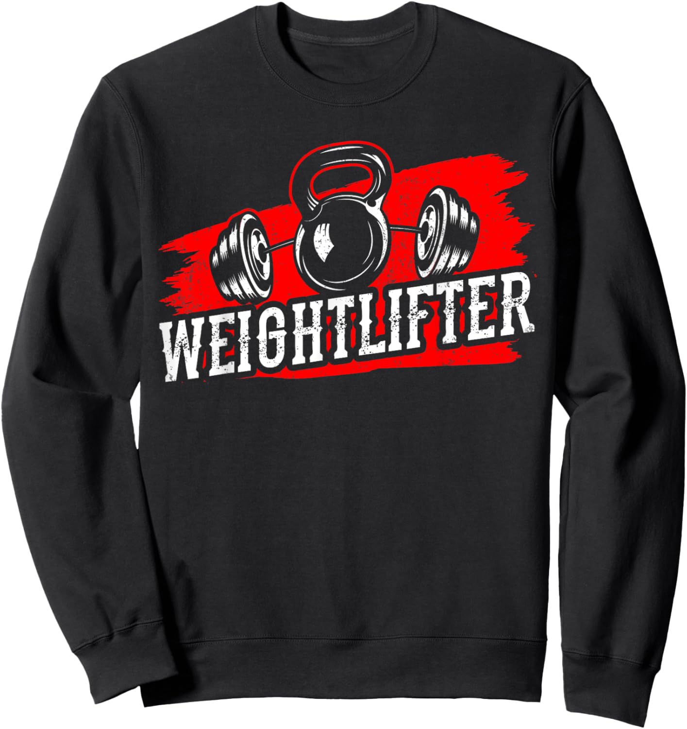 Weightlifter Lifting Workout Gym Lift Weightlifting Sweatshirt - Sweatshirt | Black