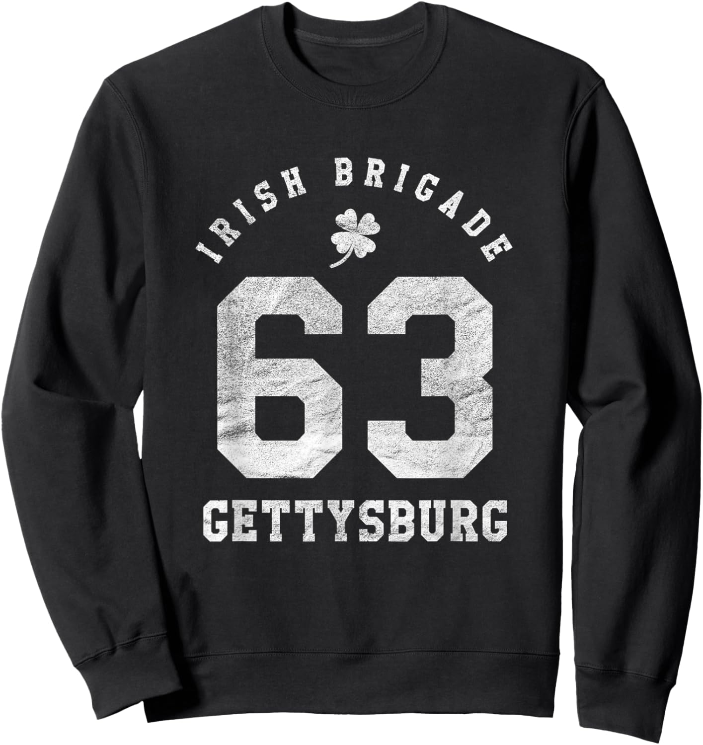 Civil War Irish Brigade Gettysburg Sweatshirt - Sweatshirt | Black
