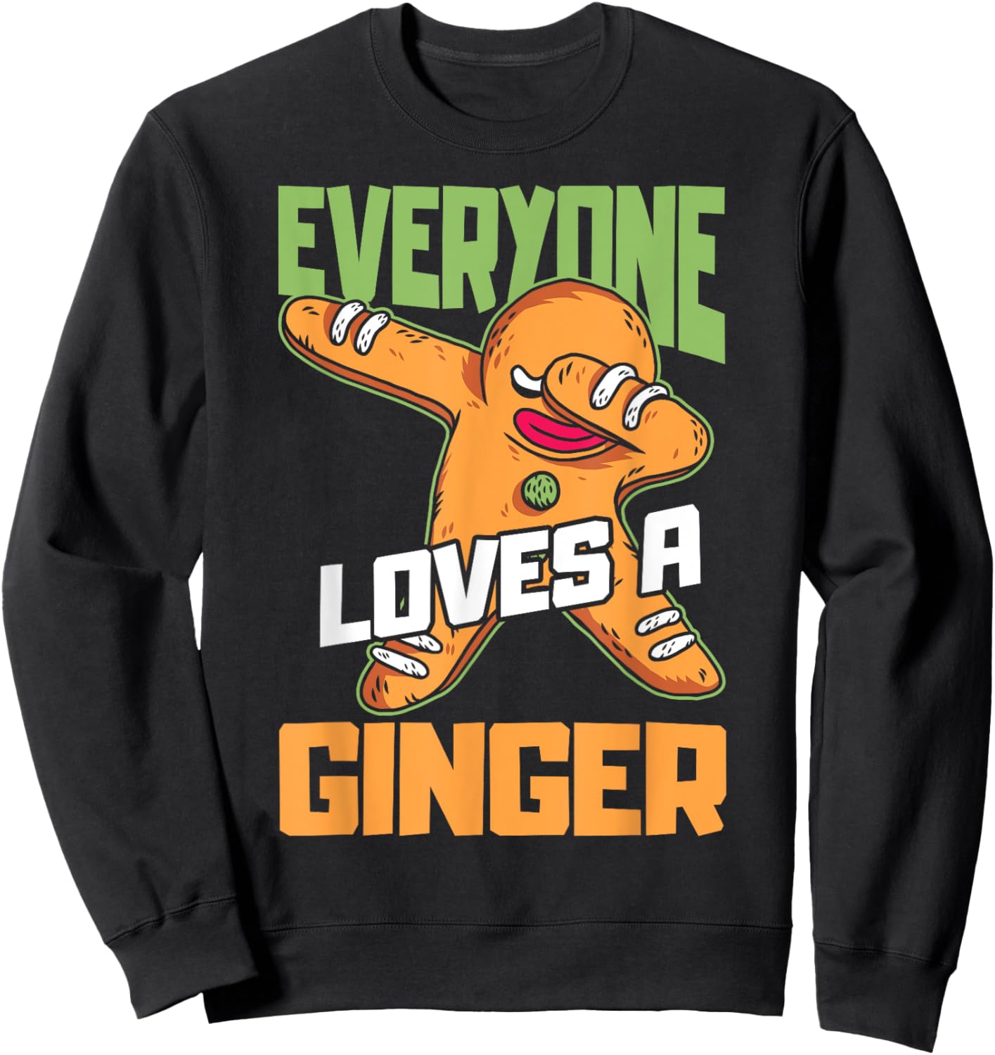 Everyone Loves a Ginger Vintage Christmas Sweatshirt - Sweatshirt | Black