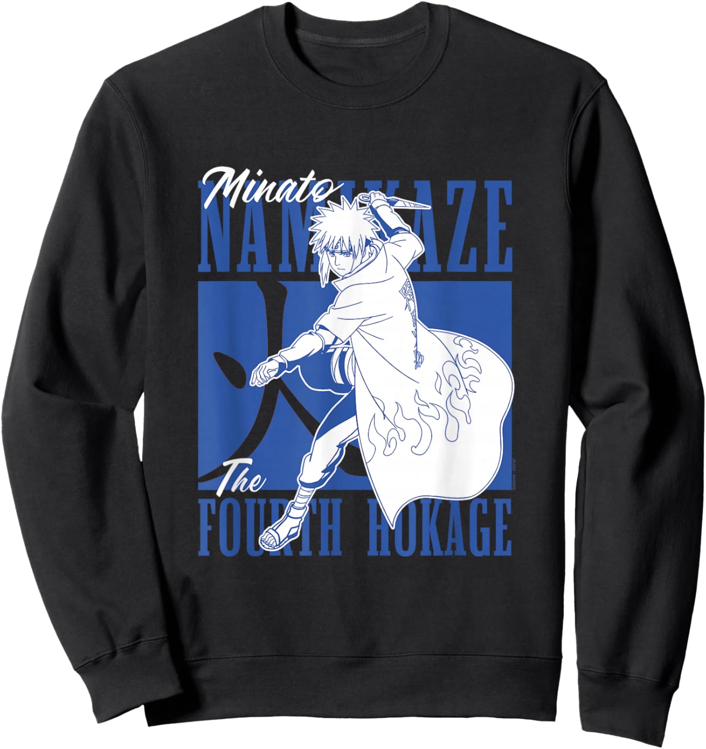 Naruto Shippuden Minato Fourth Hokage Sweatshirt - Sweatshirt | Black