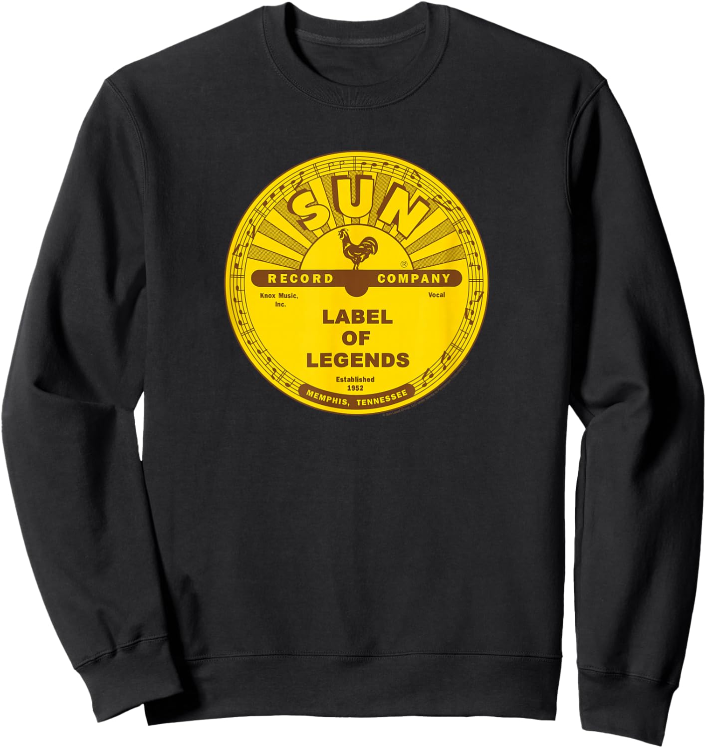Sun Records Label Of Legends Sweatshirt - Sweatshirt | Black