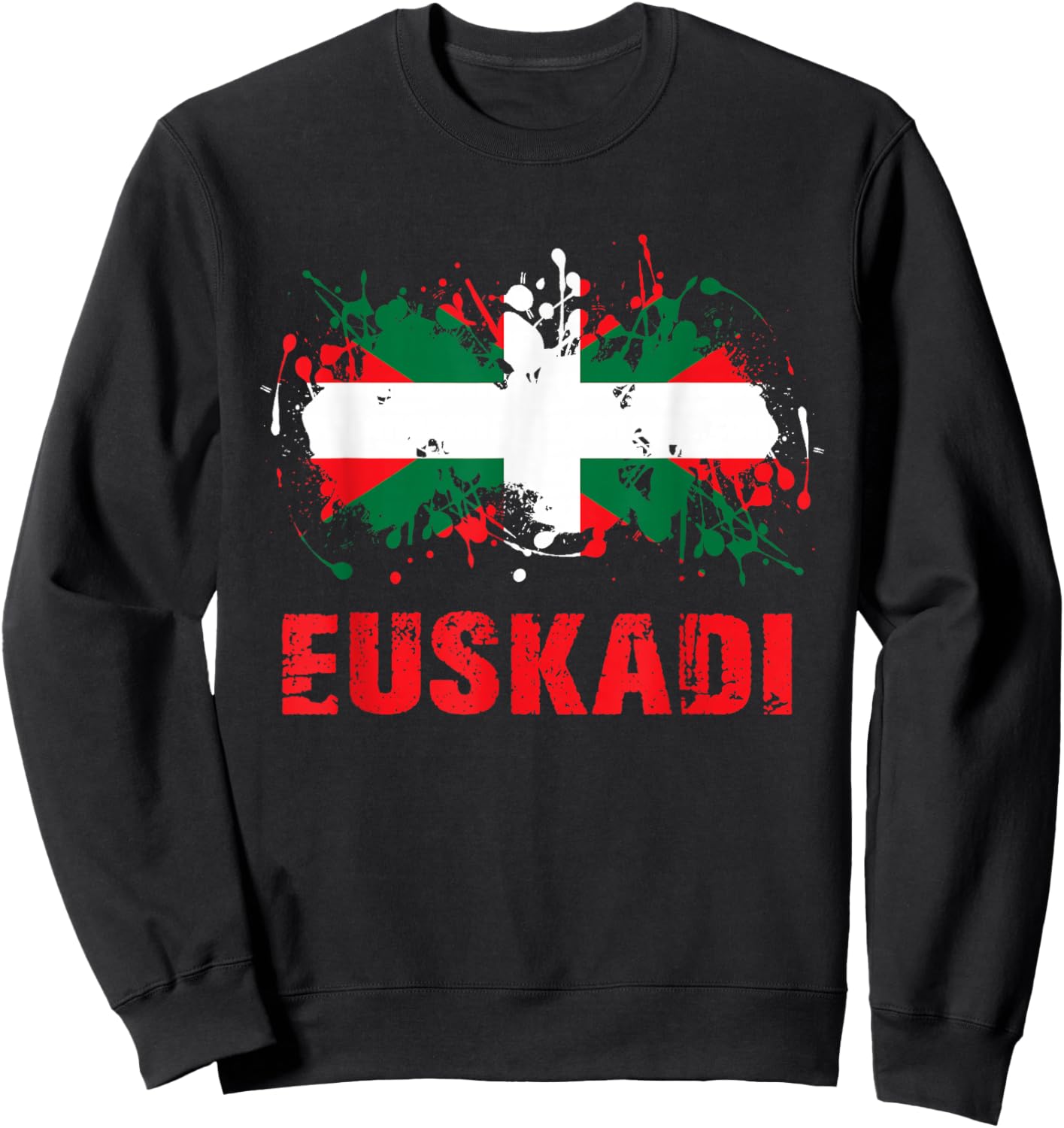Basque Country and Euskadi for Basque Country Enthusiasts Sweatshirt - Sweatshirt | Black