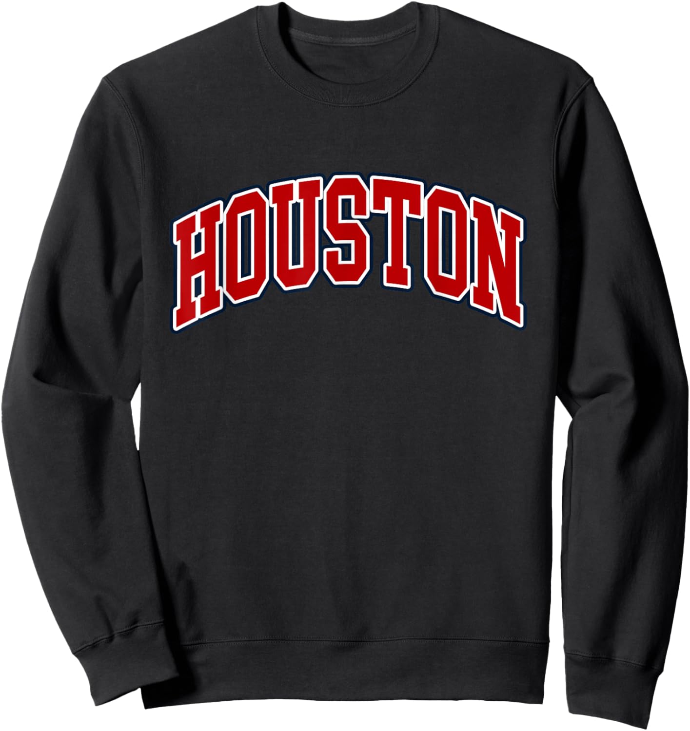 Houston - Throwback Design H-Town - Classic Sweatshirt - Sweatshirt | Black