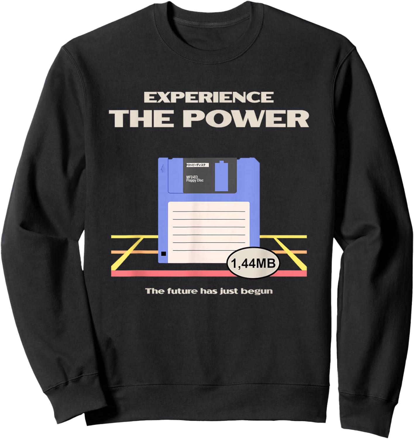 Old School PC Computer Floppy PC Sweatshirt - Sweatshirt | Black