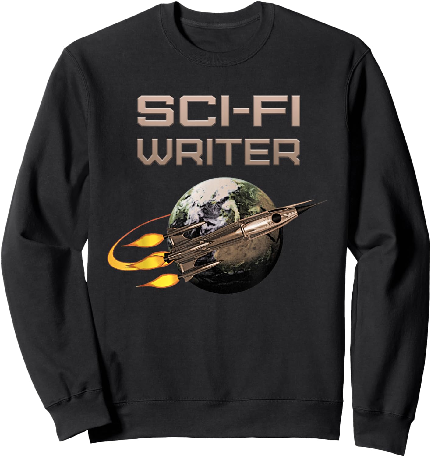 Sci-Fi Writer Science Fiction Author Novelist Sweatshirt - Sweatshirt | Black
