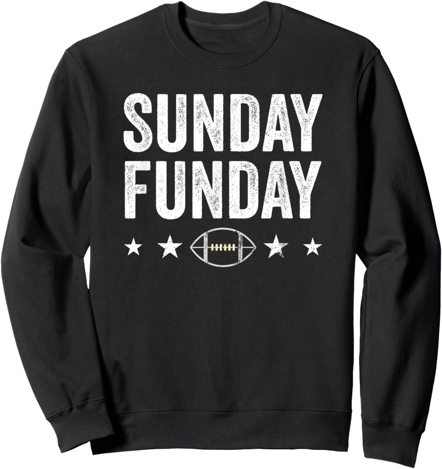 Sunday Funday Game Day Is The Best Day American Football Sweatshirt - Sweatshirt | Black