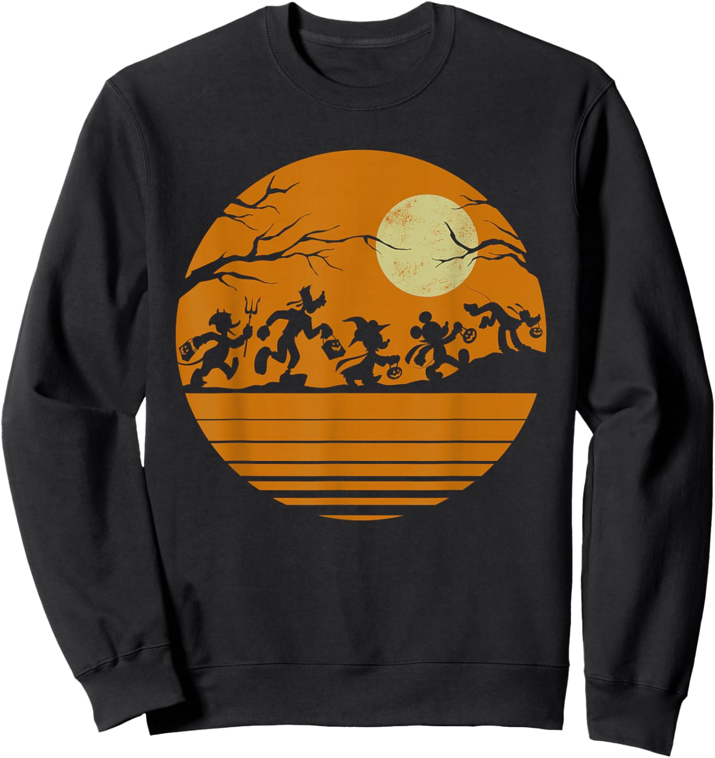 Disney Mickey Mouse and Friends Halloween Small Sweatshirt - Sweatshirt | Black