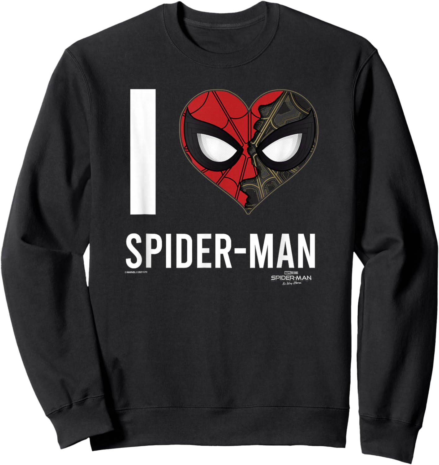 Marvel Spider-Man No Way Home I Heart Spider-Man Sweatshirt - Sweatshirt | Black