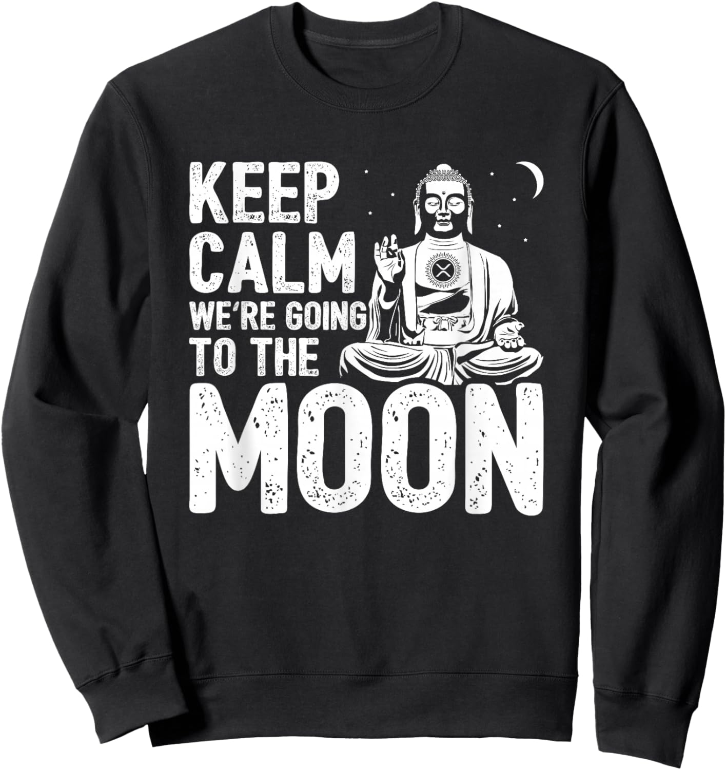 XRP Cryptocurrency - XRP To The Moon - Crypto Currency - XRP Sweatshirt - Sweatshirt | Black