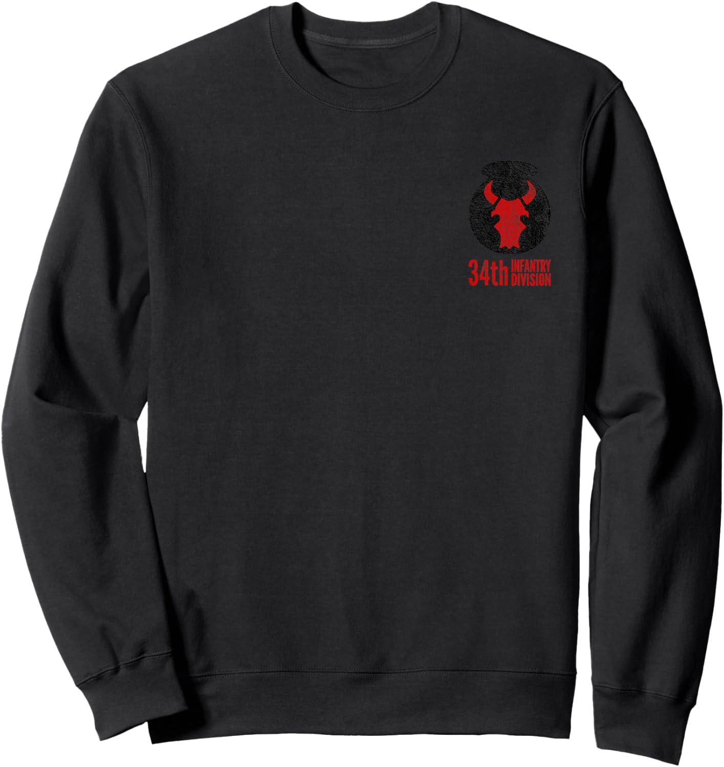 34th Infantry Division Army Sweatshirt - Sweatshirt | Black