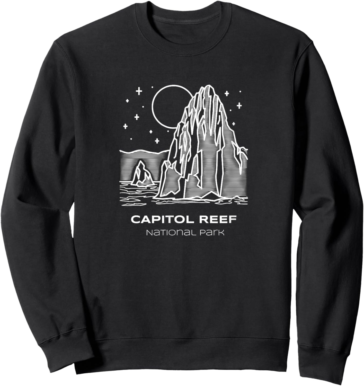 Best Capitol Reef National Park Hike Sweatshirt - Sweatshirt | Black