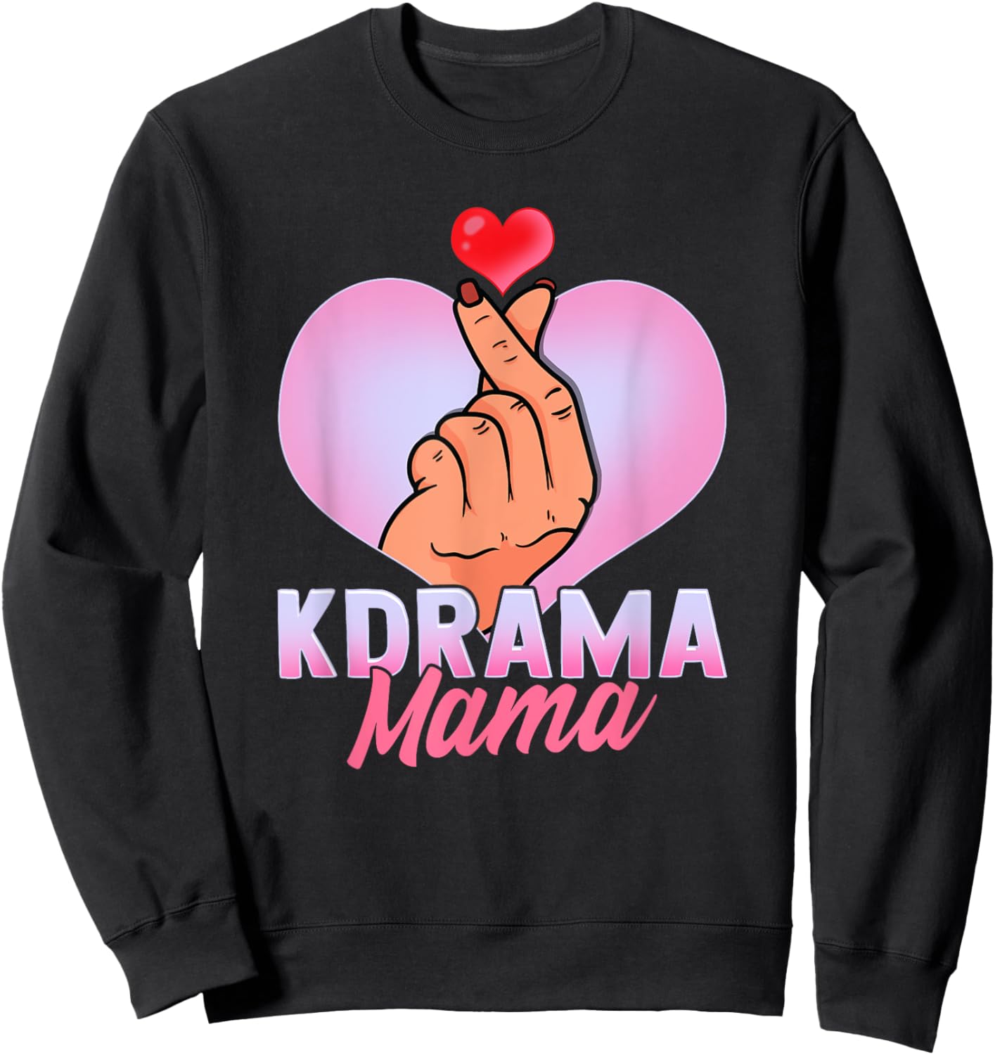 KDrama Mama Funny K-Drama Korean Drama Fan Mother Mom Cool Sweatshirt - Sweatshirt | Black