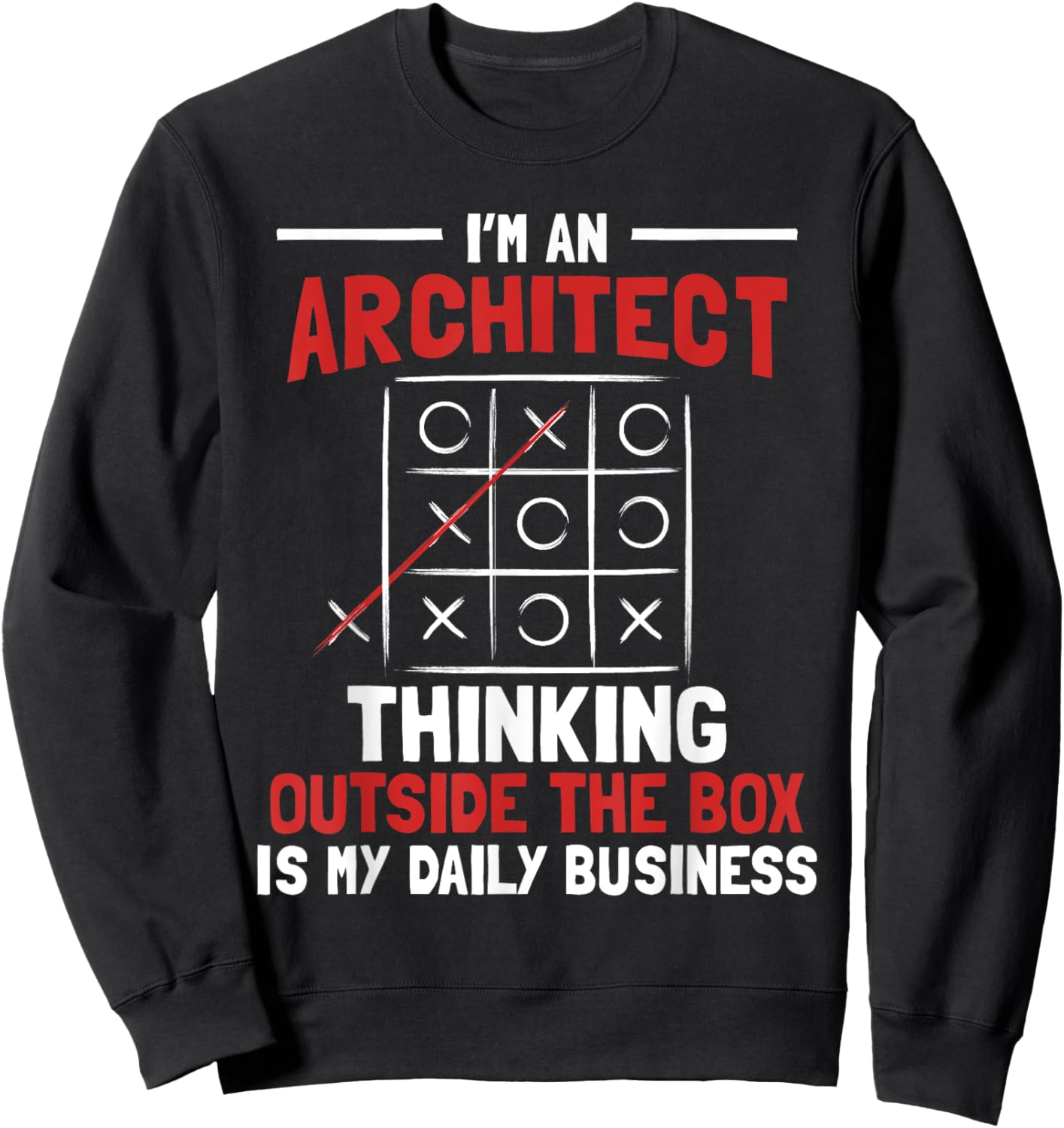 I'm an Architect - Architectural Design Artwork Real Estate Sweatshirt - Sweatshirt | Black