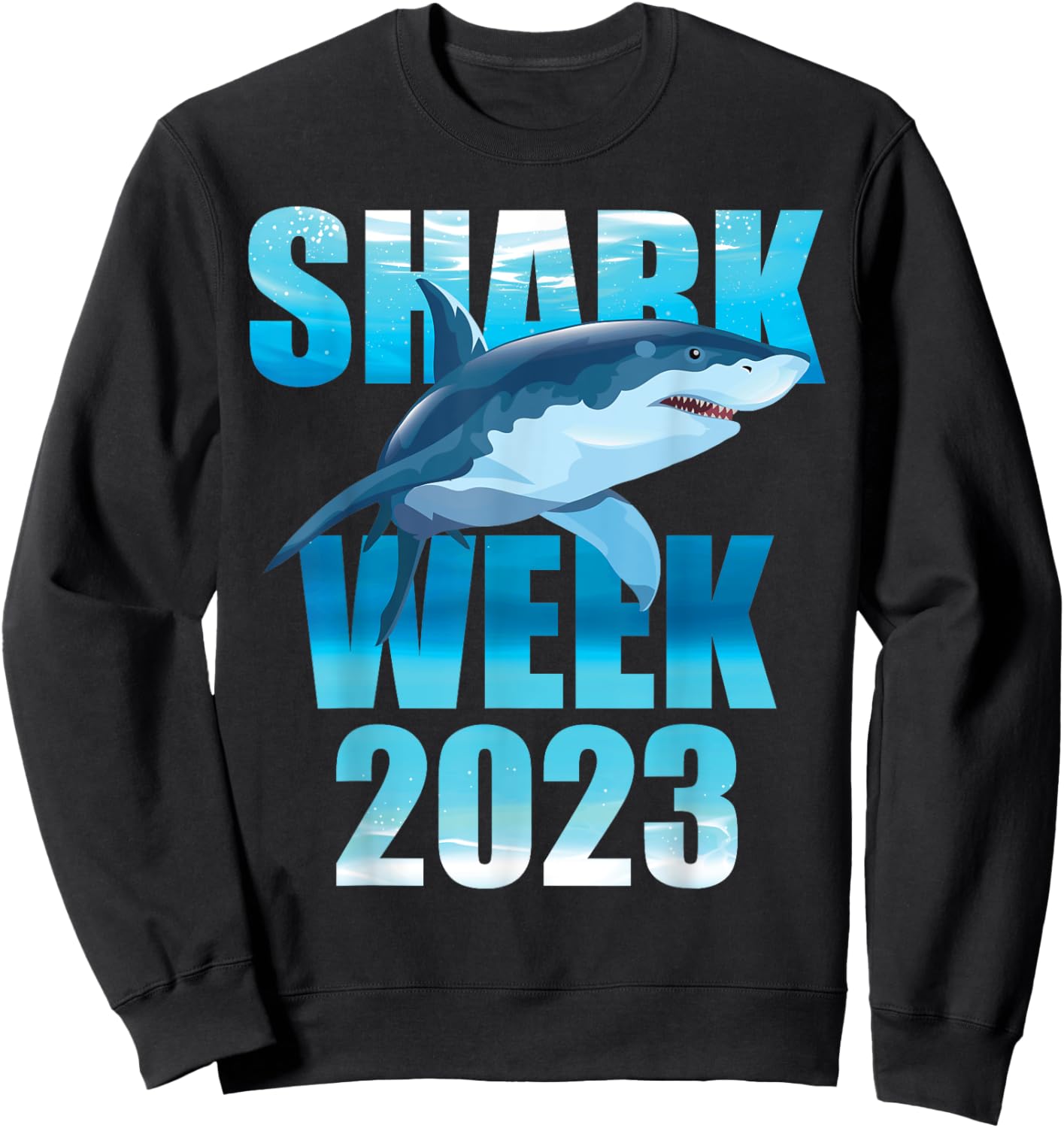 Shark 2023 Week Passion For Shark Lover Family Scuba Diver Sweatshirt - Sweatshirt | Black