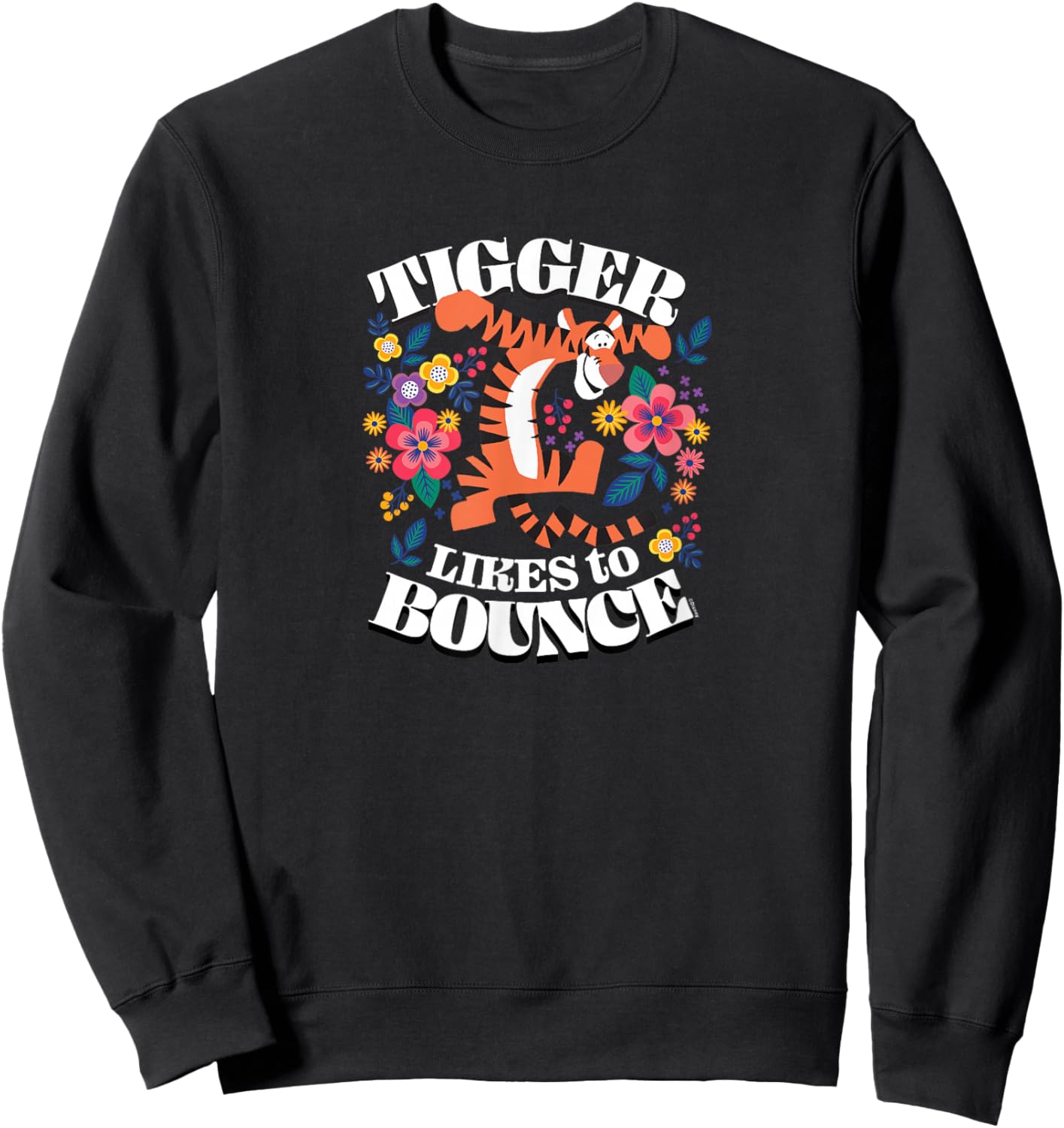 Winnie The Pooh - Tigger Likes to Bounce Sweatshirt - Sweatshirt | Black