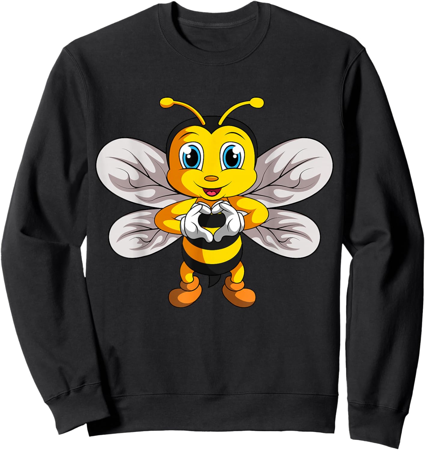 Bees, Children, Ladies, Girls, bee Sweatshirt - Sweatshirt | Black