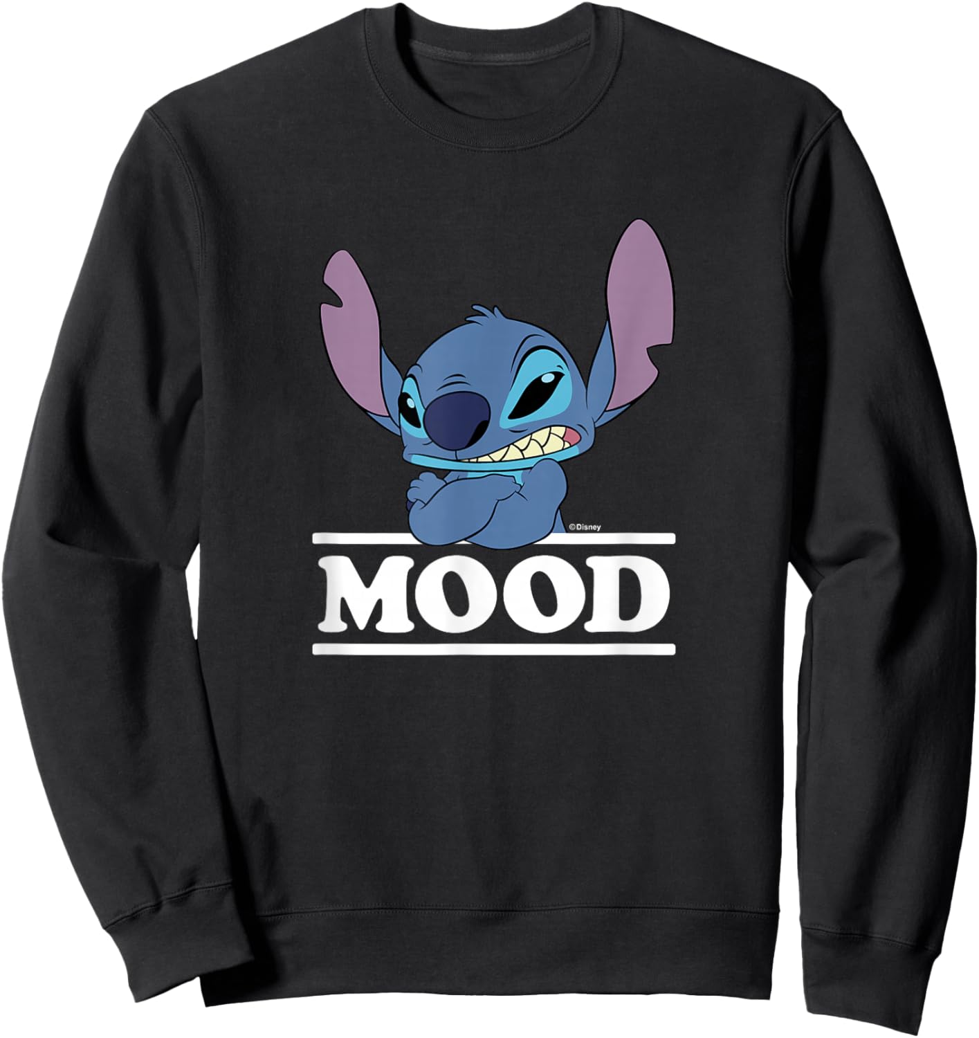 Lilo & Stitch Mood Sweatshirt - Sweatshirt | Black