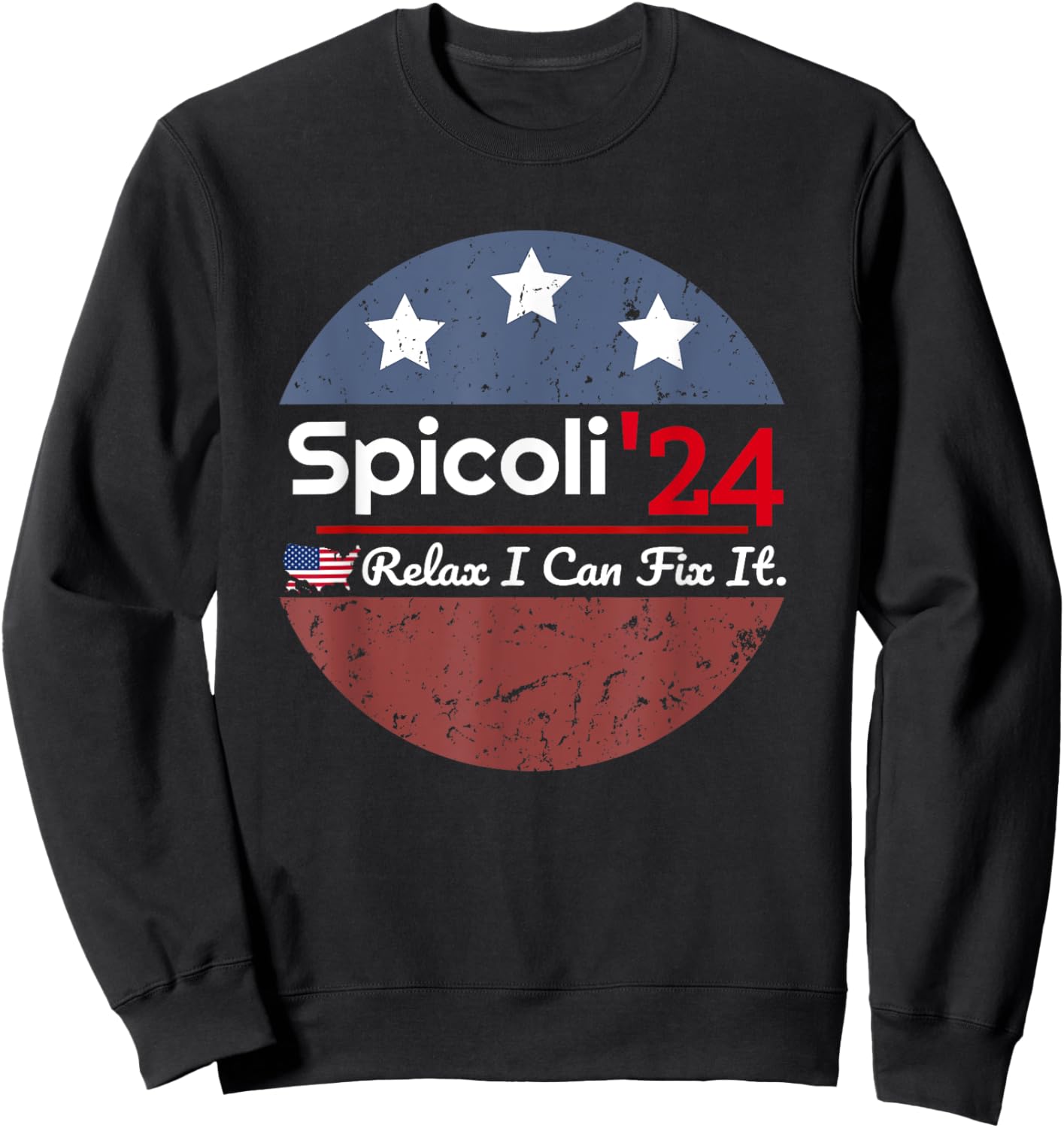 Spicoli 24 relax I can fix it Sweatshirt - Sweatshirt | Black