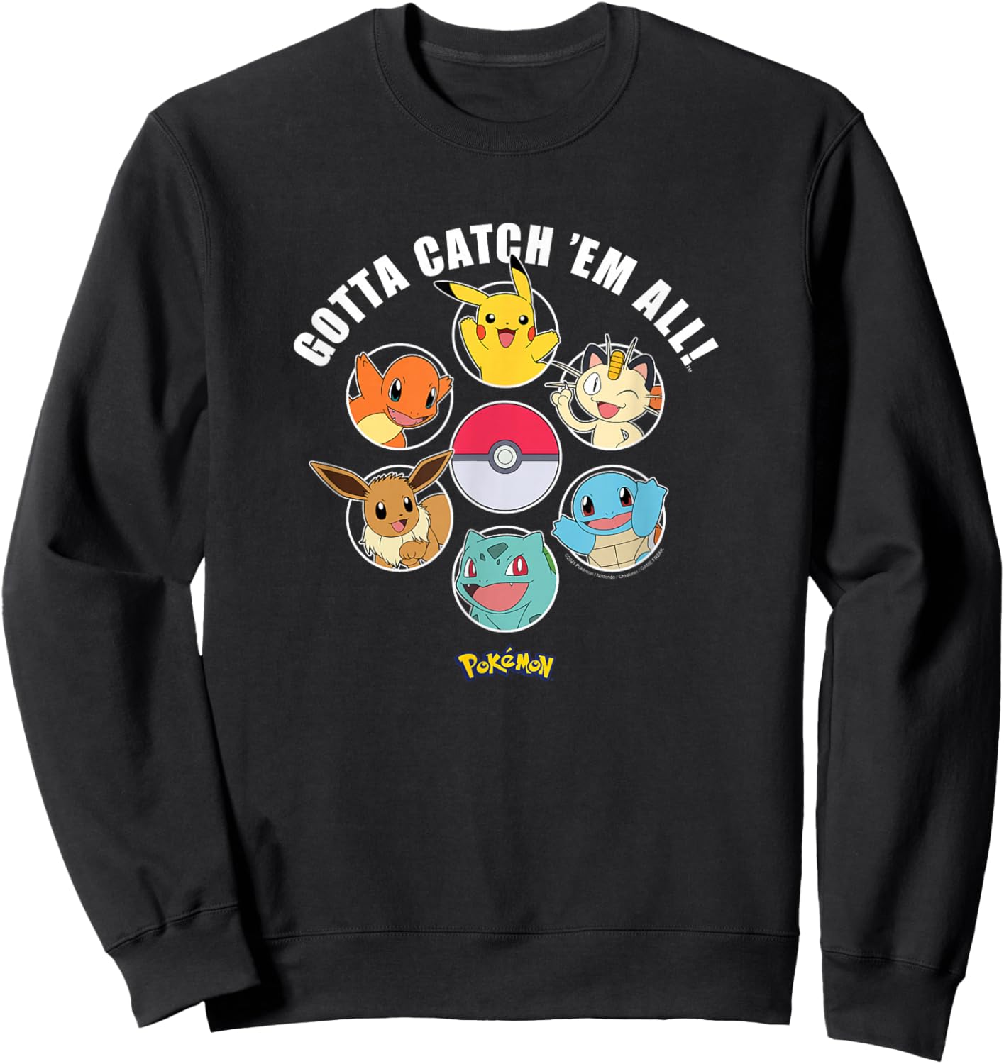 Pokémon - Gotta Catch Em All Group Sweatshirt - Sweatshirt | Black