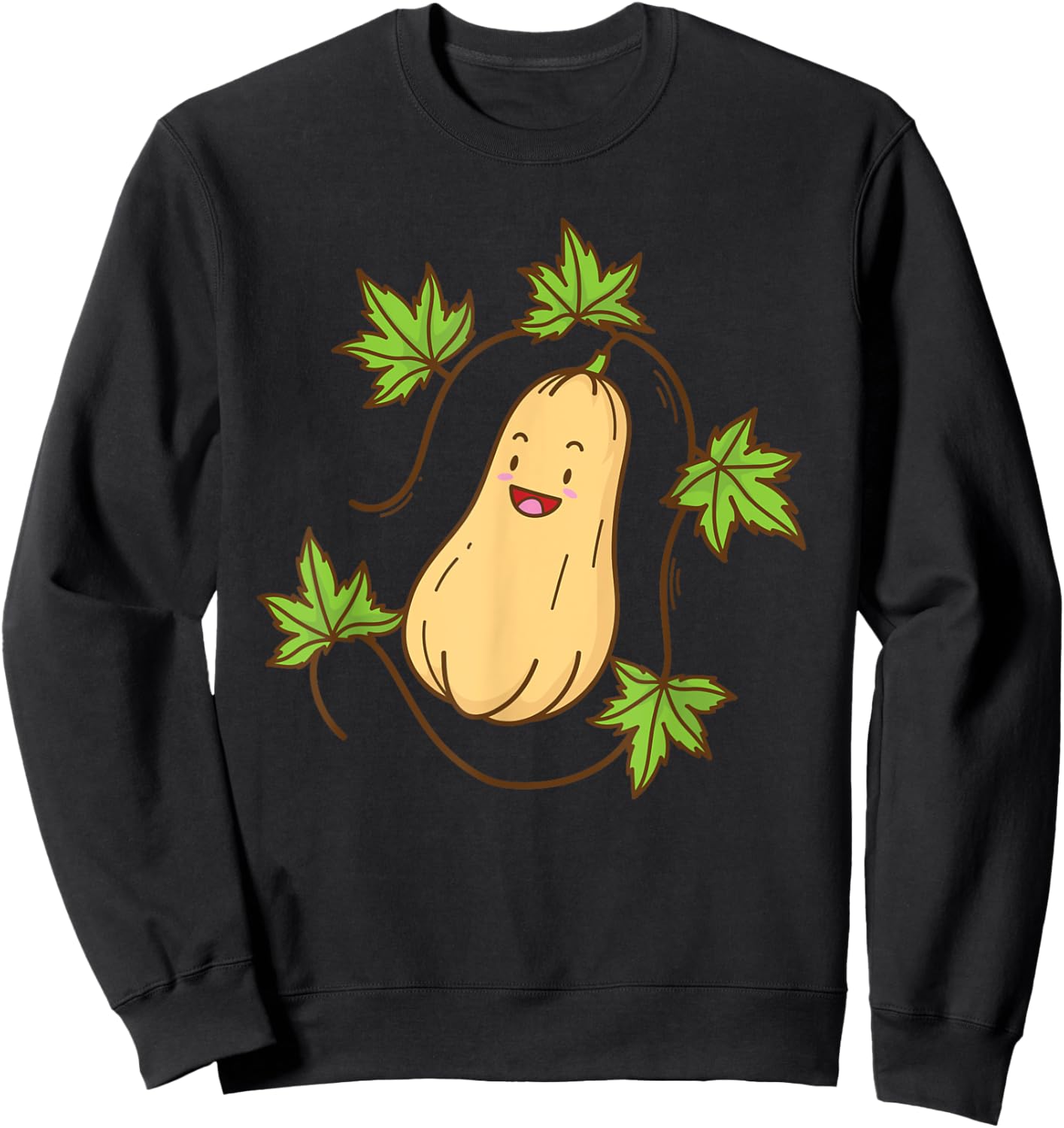 Butternut Squash in Nature Sweatshirt - Sweatshirt | Black