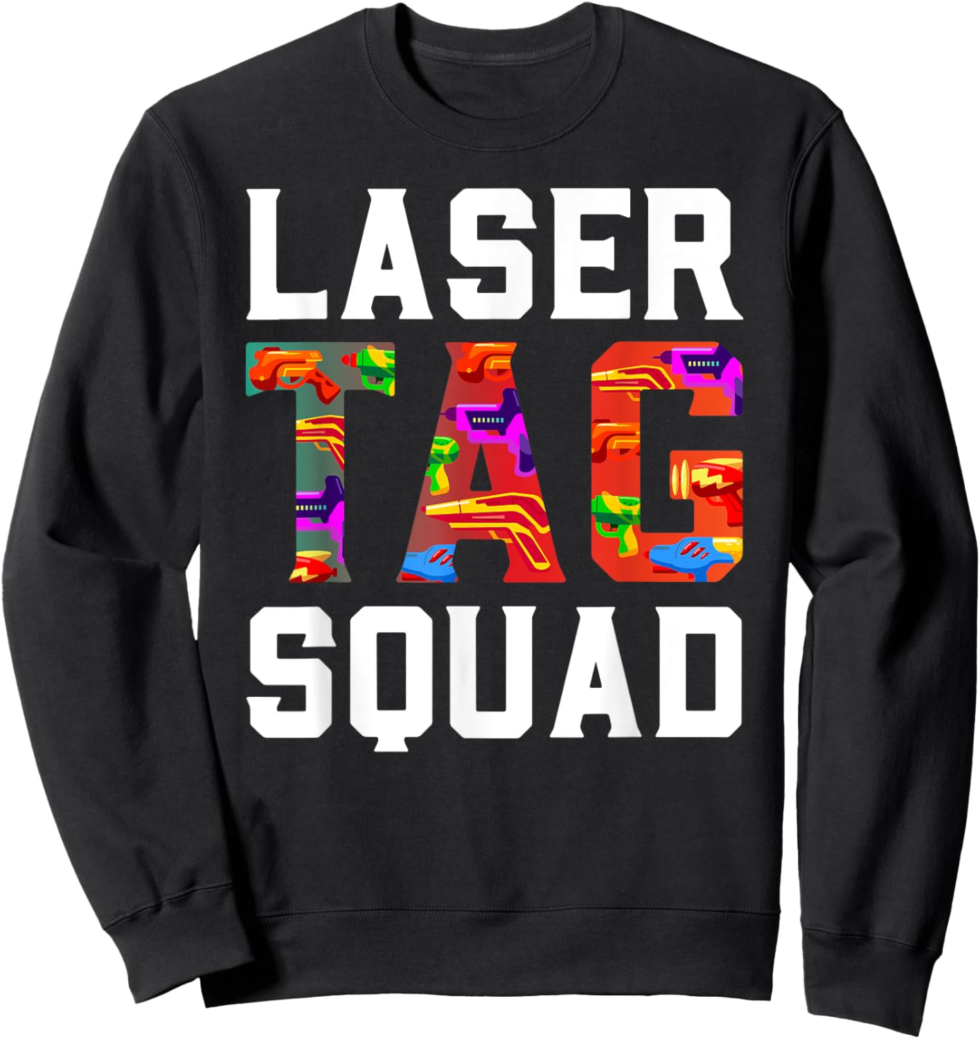 Laser Tag Squad Sweatshirt - Sweatshirt | Black