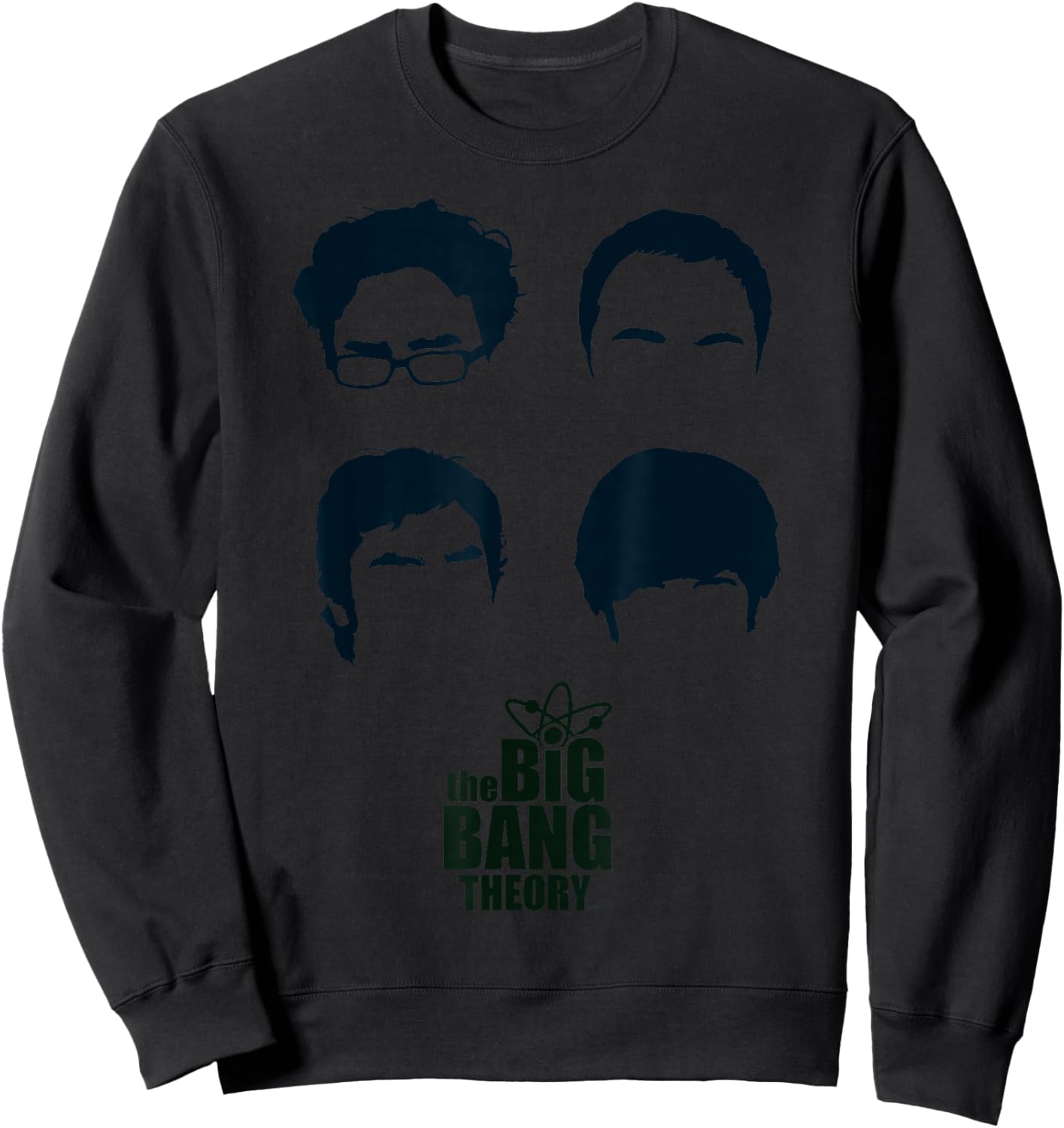 Big Bang Theory Logo Group Hair Sweatshirt - Sweatshirt | Black