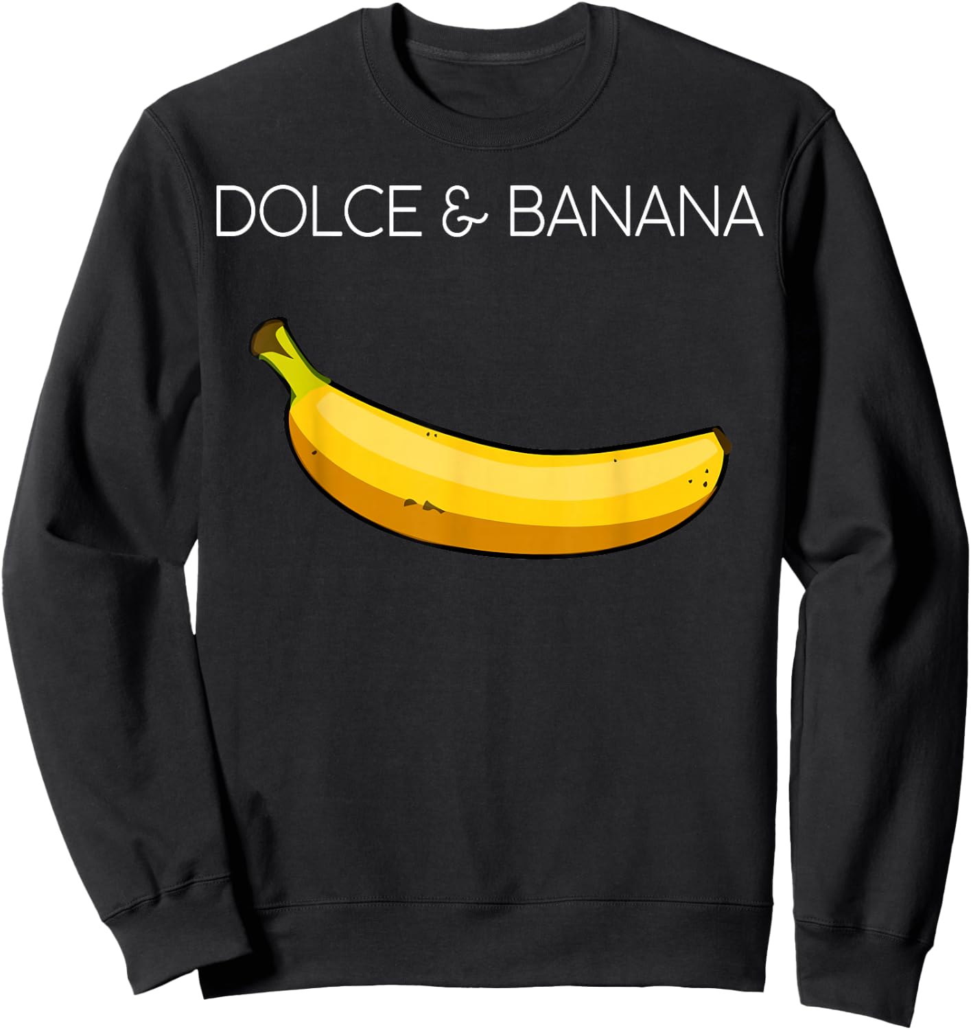 Dolce & Banana Sweatshirt - Sweatshirt | Black