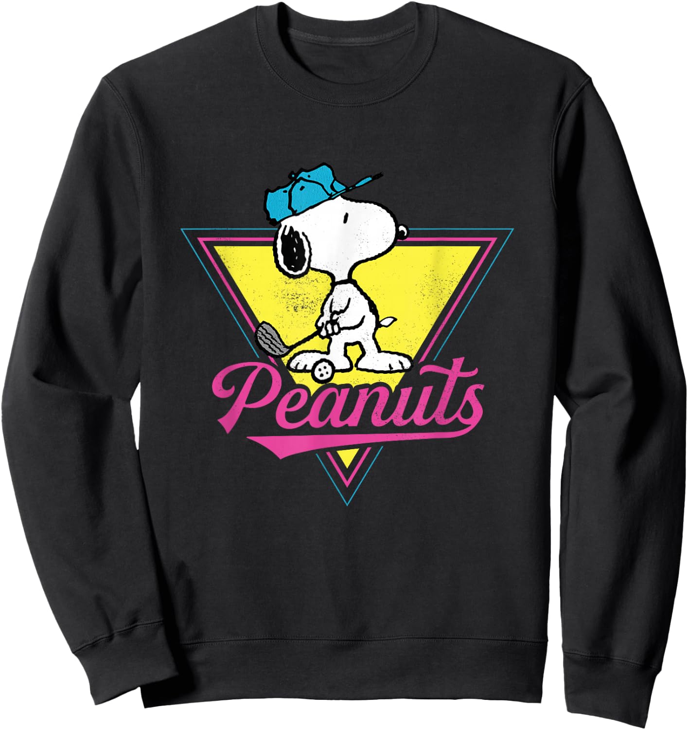 Peanuts - Golf Snoopy Sweatshirt - Sweatshirt | Black