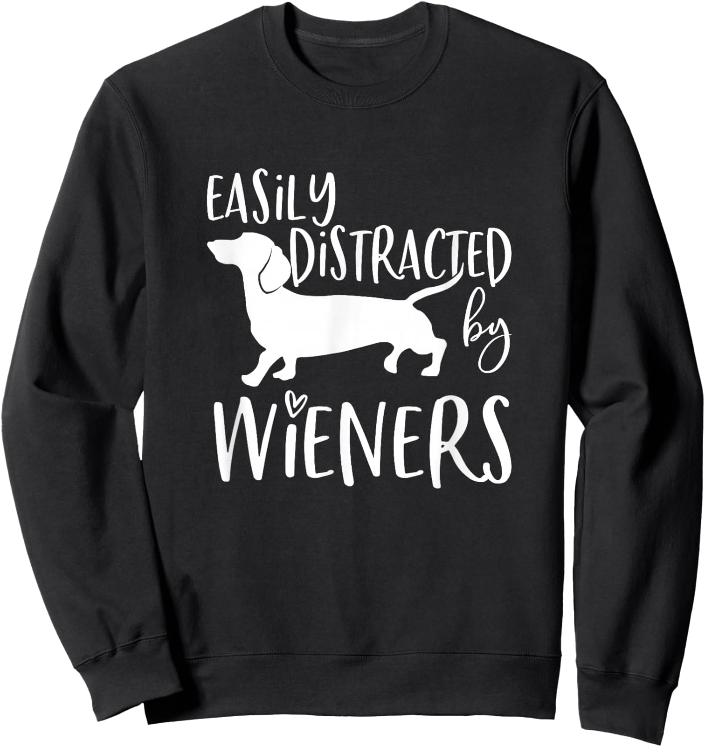 Weiner Dog Apparel Women's Dachshund Doxie Mom Sweatshirt - Sweatshirt | Black