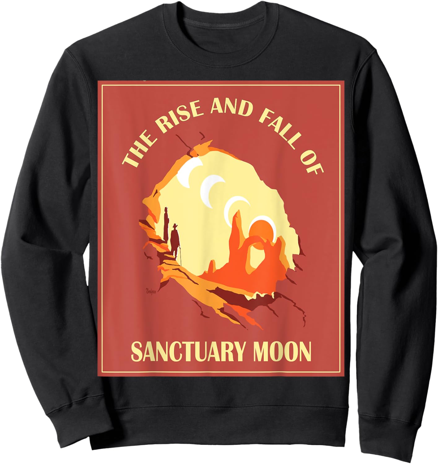 The Rise and Fall of Sanctuary Moon Sweatshirt - Sweatshirt | Black