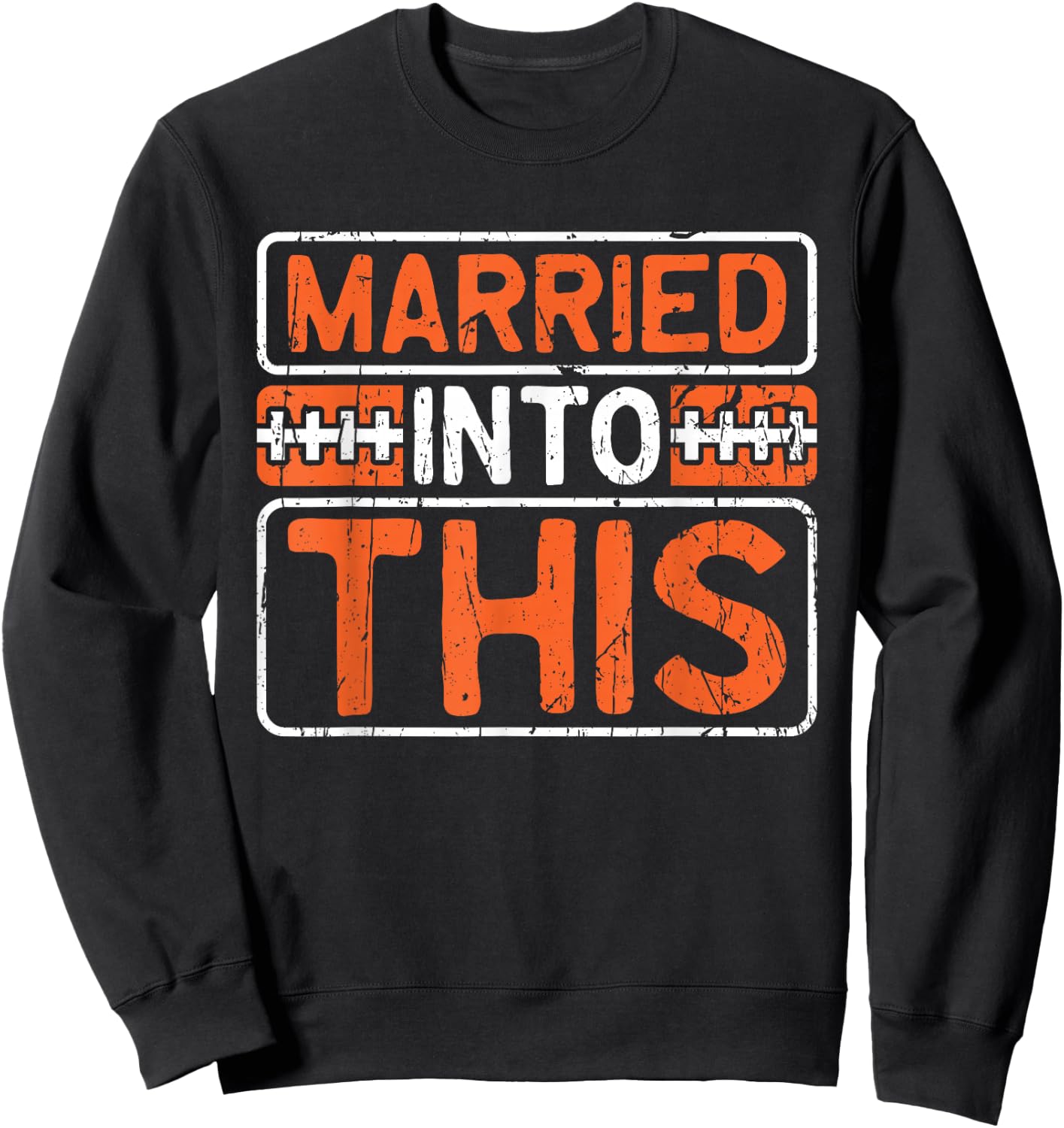 City - Commitment - Pride Married To This Cleveland - -Adults - Black - Small - Short Sleeve Sweatshirt - Sweatshirt | Black