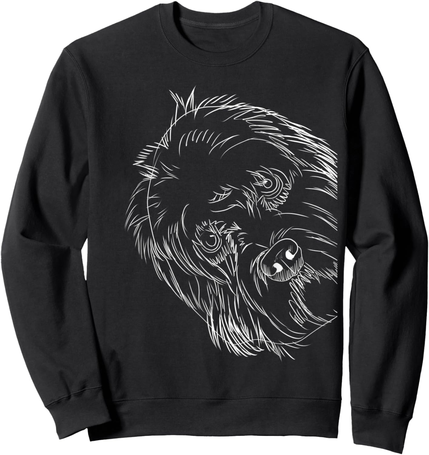 Funny Dog Dandie Dinmont Terrier Women Kids Sweatshirt - Sweatshirt | Black