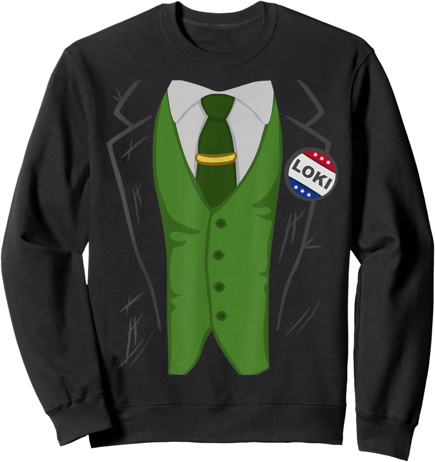 Marvel Loki President Loki Costume Sweatshirt - Sweatshirt | Black