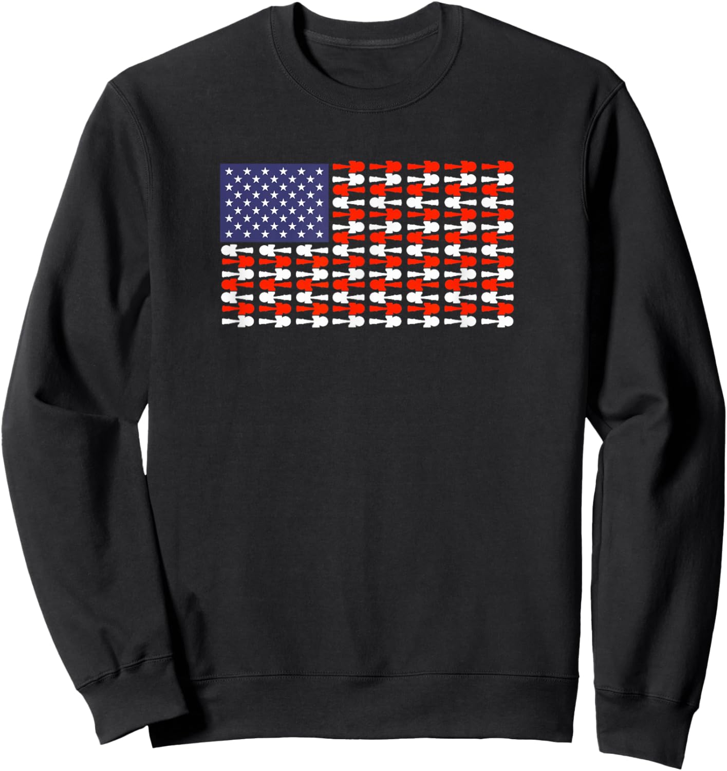 Kendama USA American Flag, Spirit Of Kendama Sweatshirt - Sweatshirt | Black