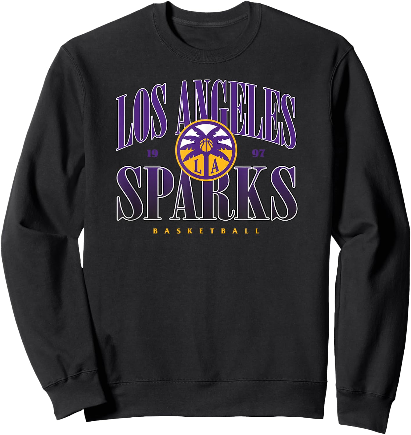 WNBA Los Angeles Sparks Courtside Sweatshirt - Sweatshirt | Black