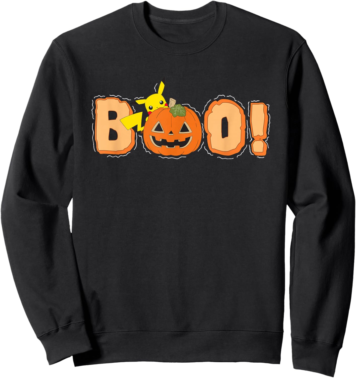 Pokémon - Halloween Pika Boo! Sweatshirt - Sweatshirt | Black