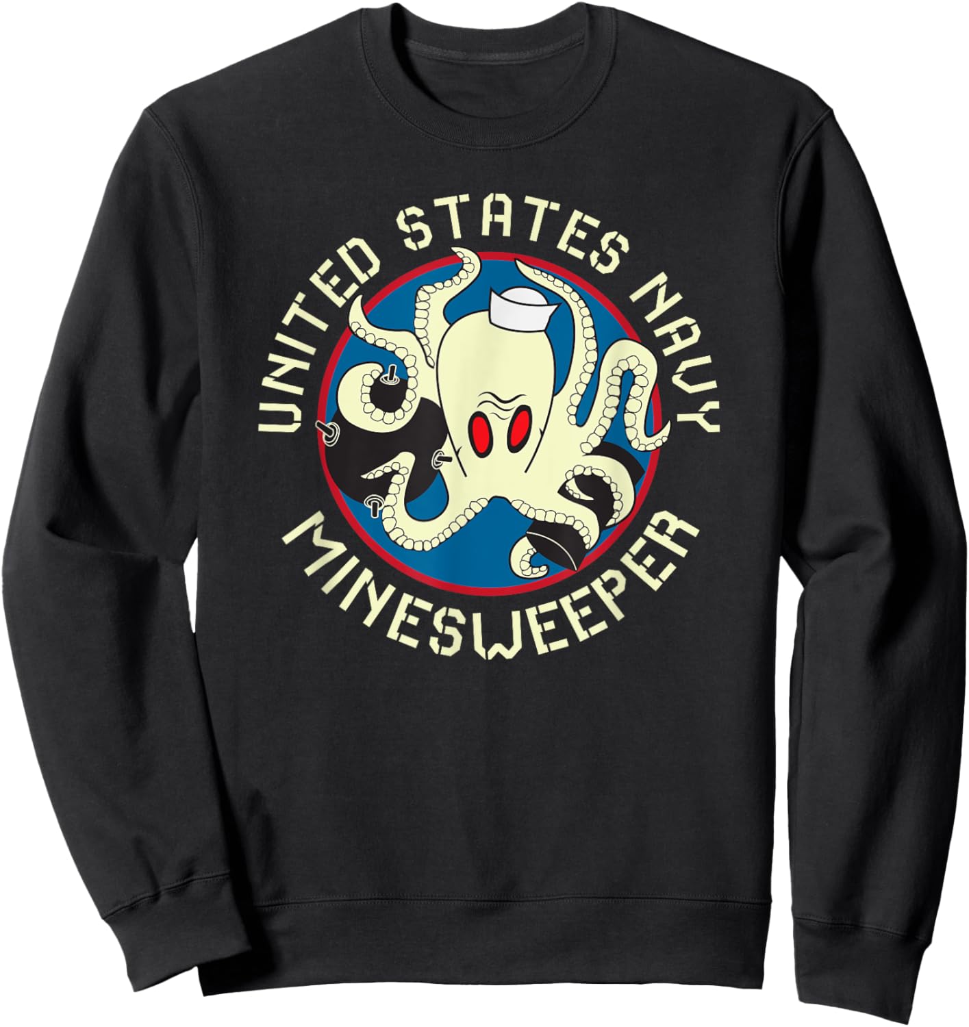 United States Navy Minesweeper Sweatshirt - Sweatshirt | Black