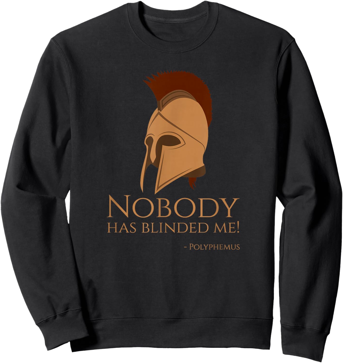 Ancient Greek Mythology & Trojan War History Gifts -Adults Black Small Modern Sweatshirt - Sweatshirt | Black