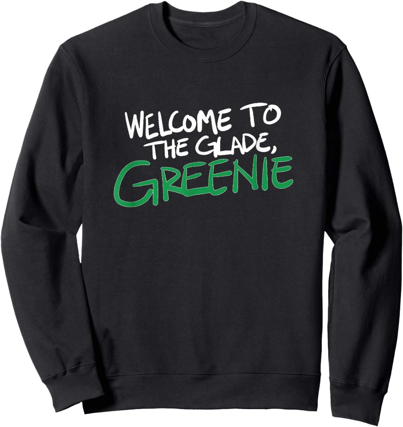 Welcome to The Glade Bookish , Book Lover Gift Small Sweatshirt - Sweatshirt | Black