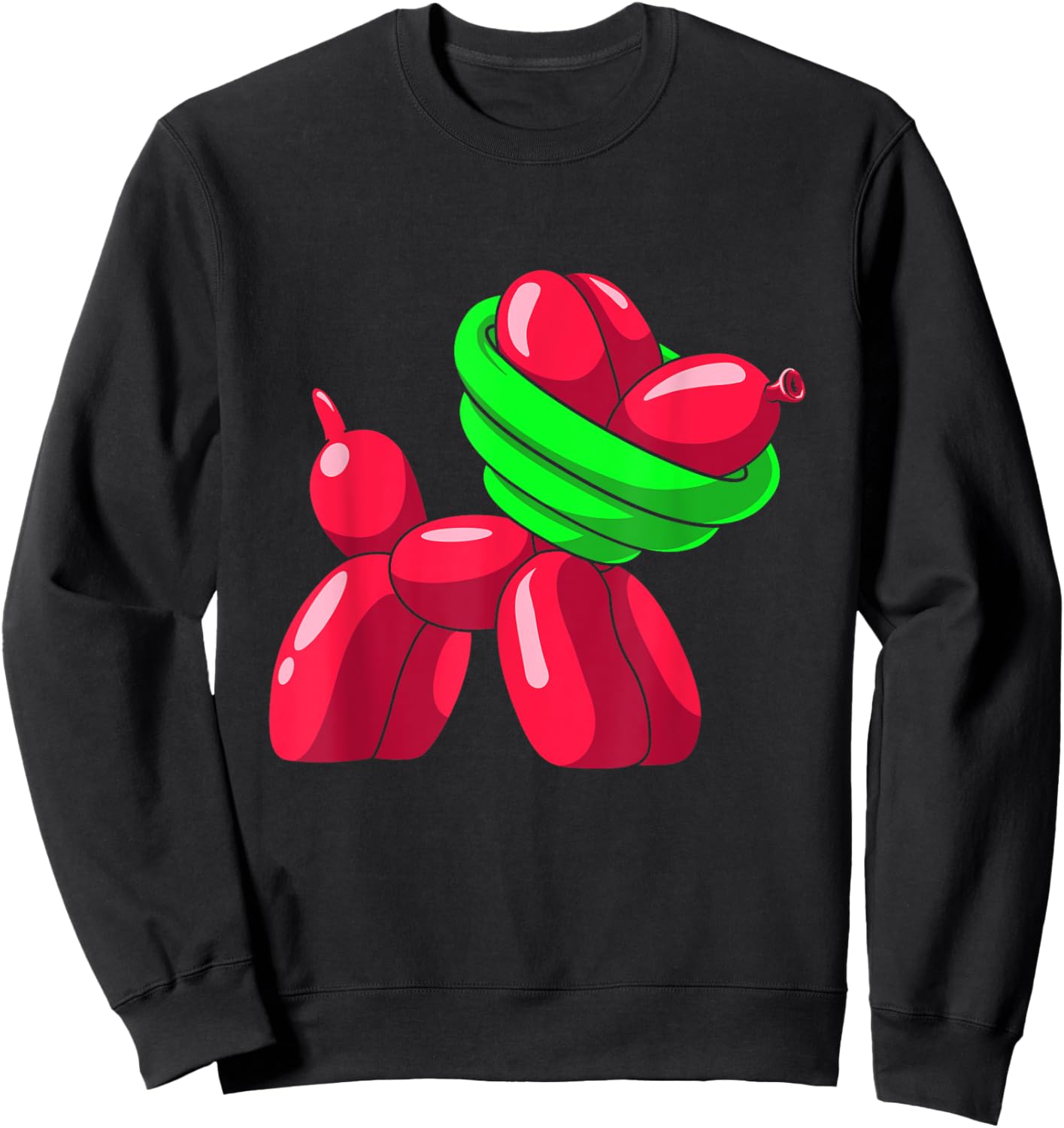 Twister Clothing Animal Balloon Dog Balloon Artist Dog Lover Sweatshirt - Sweatshirt | Black