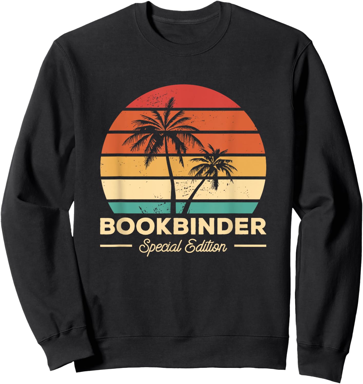 Vintage Bookbinder Bookbinding Sweatshirt - Sweatshirt | Black
